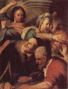 REMBRANDT Harmenszoon van Rijn, Christ Driving the Money-changers from the Temple